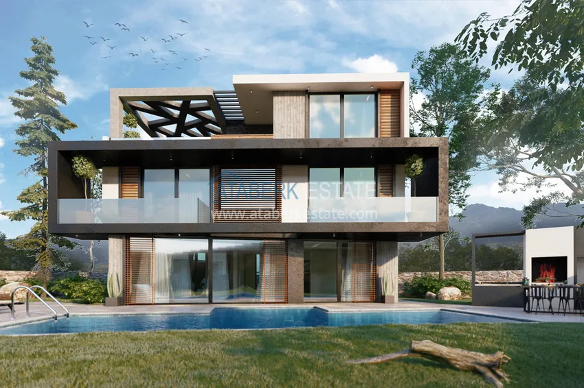 Новый проект элитного комплекса вилл в провинции Анталия, город Калкан - полуостров Теке 2 