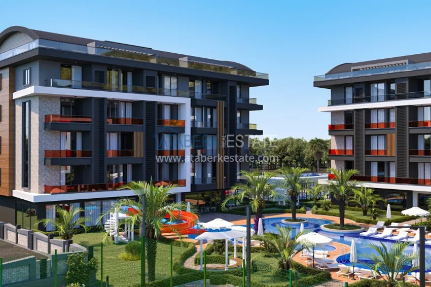 Новый проект малоэтажного жилого комплекса в Алании - район верхняя Оба 5 