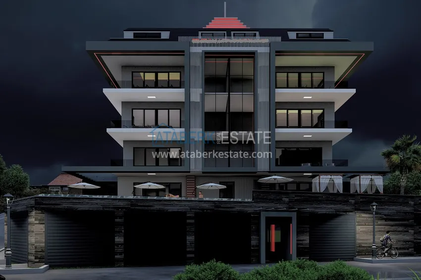 Новый эксклюзивный проект резиденции в Алании - Буюк Хасбахче 10