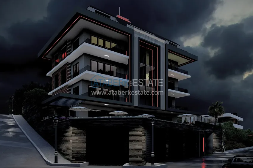 Новый эксклюзивный проект резиденции в Алании - Буюк Хасбахче 11