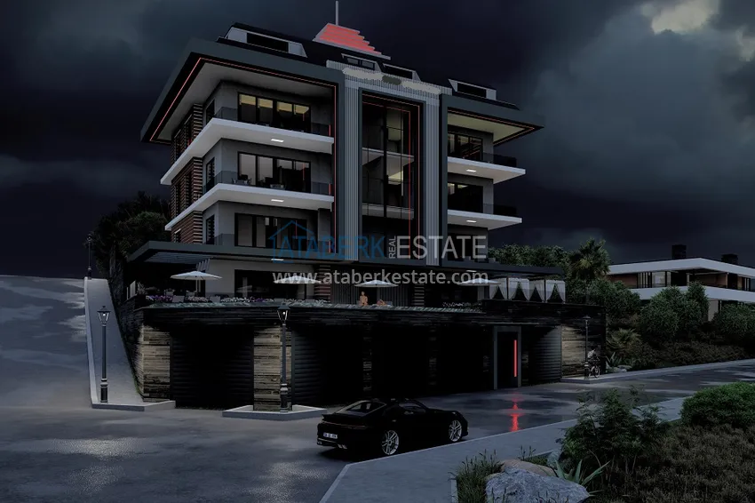 Новый эксклюзивный проект резиденции в Алании - Буюк Хасбахче 12
