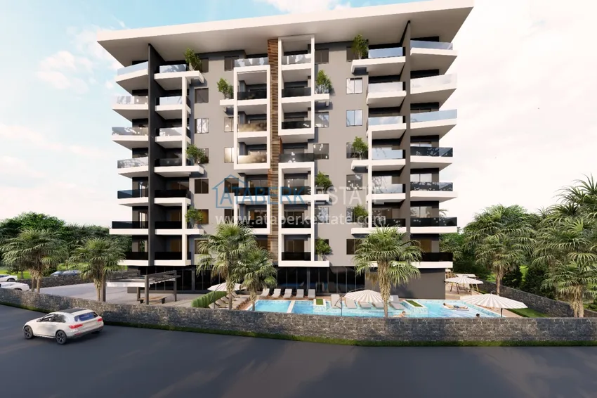 Квартира в районе Авсаллар, в комплексе на этапе строительства напрямую от инвестора 2 