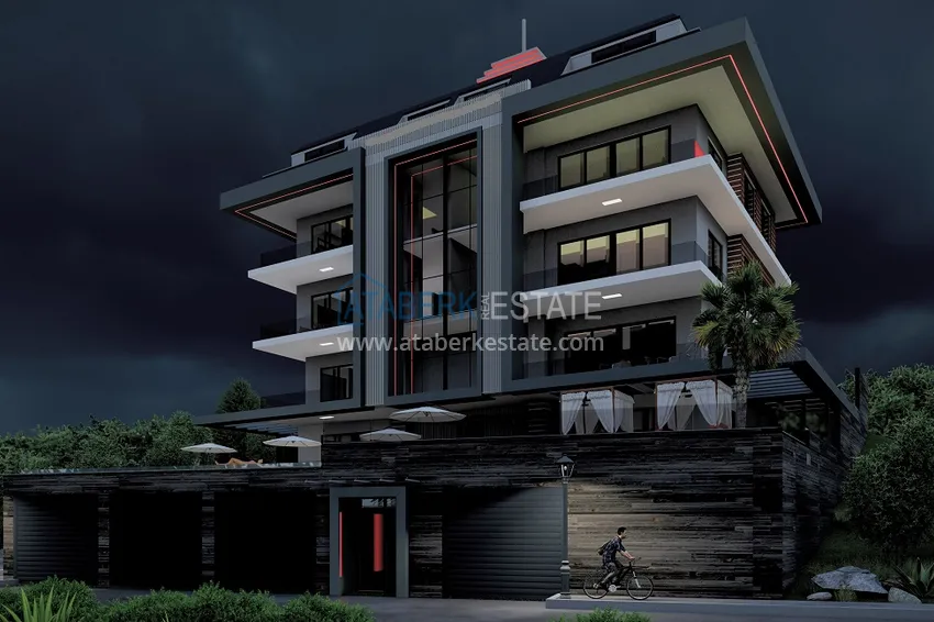 Новый эксклюзивный проект резиденции в Алании - Буюк Хасбахче 13