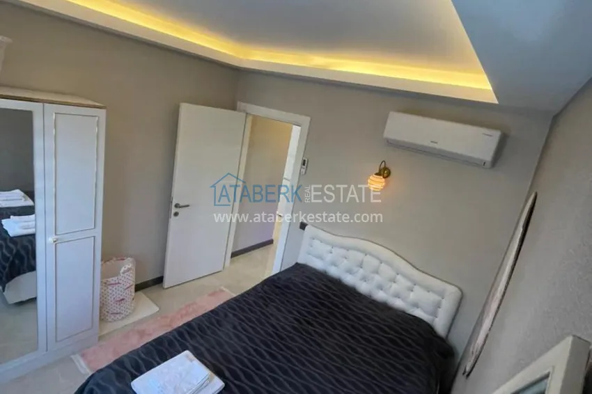 Приобрести Квартира в в центре Алании, двухкомнатная с мебелью в жилом комплексе рядом с морем 2 