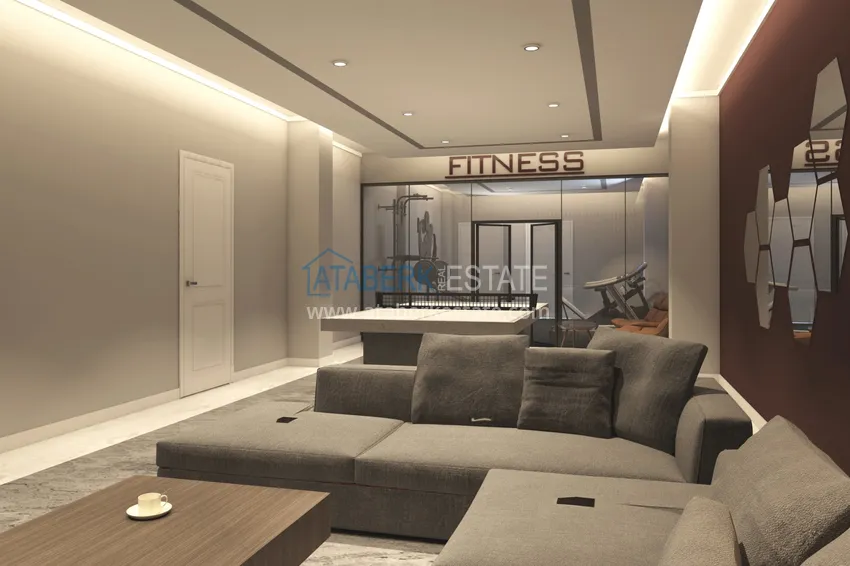 Квартиры в Махмутларе в строящемся комплексе с возможностью оплаты в рассрочку 18 