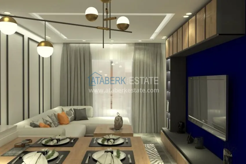 Приобрести Квартиры в Махмутларе в строящемся комплексе с возможностью оплаты в рассрочку 2 