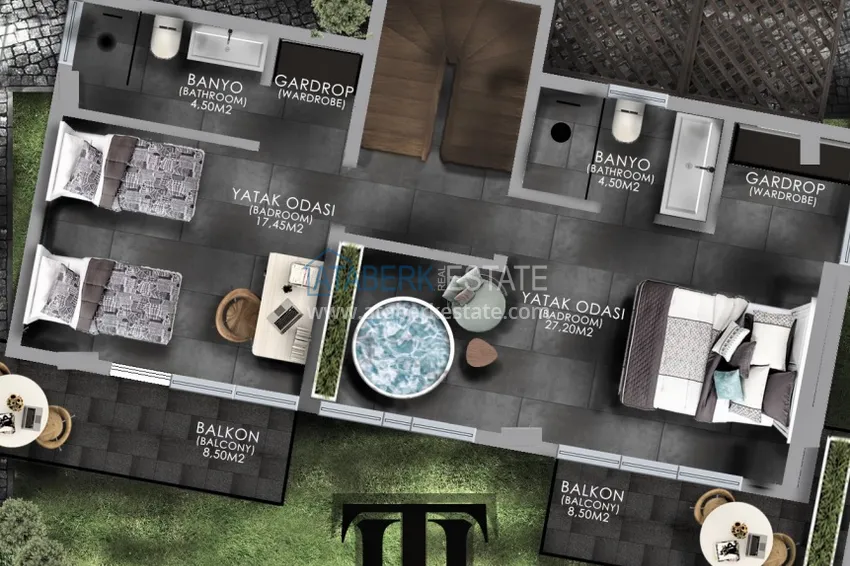 Купить дешево Новый проект элитного комплекса вилл в провинции Анталия, город Калкан - полуостров Теке 3 