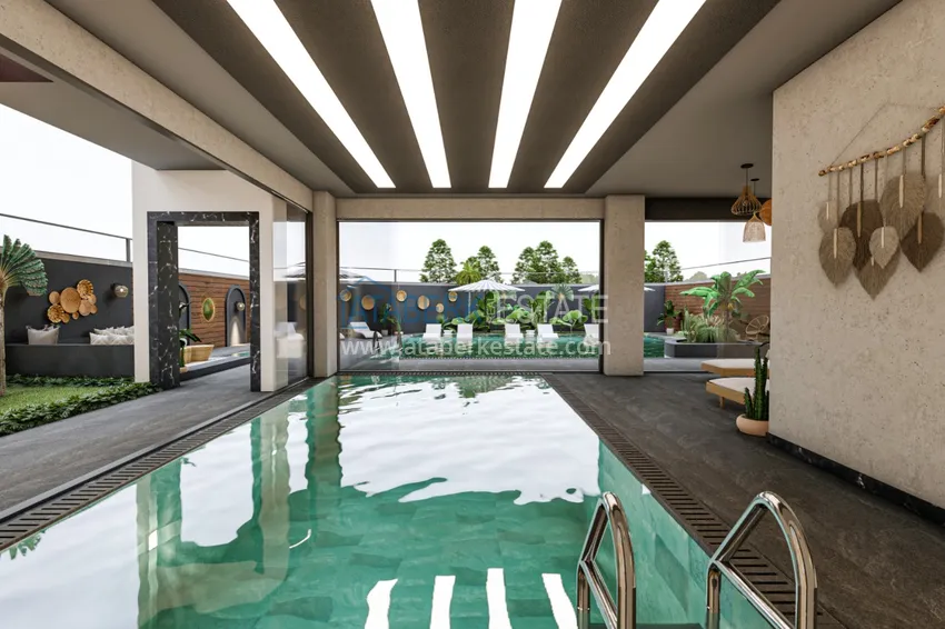 Квартиры в центре Алании от инвестора в новом строящемся комплексе 17 