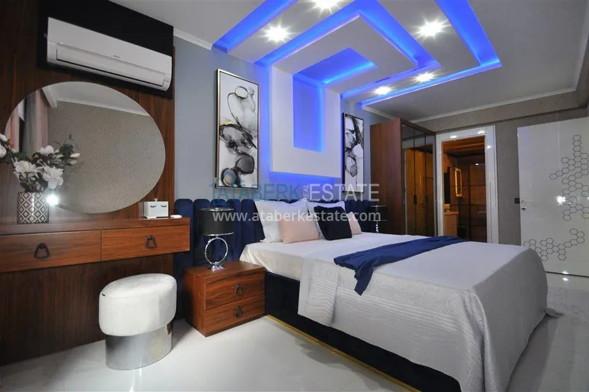 Приобрести Стильная квартира в историческом центре Алании с дизайнерским интерьером и видом на порт 37 