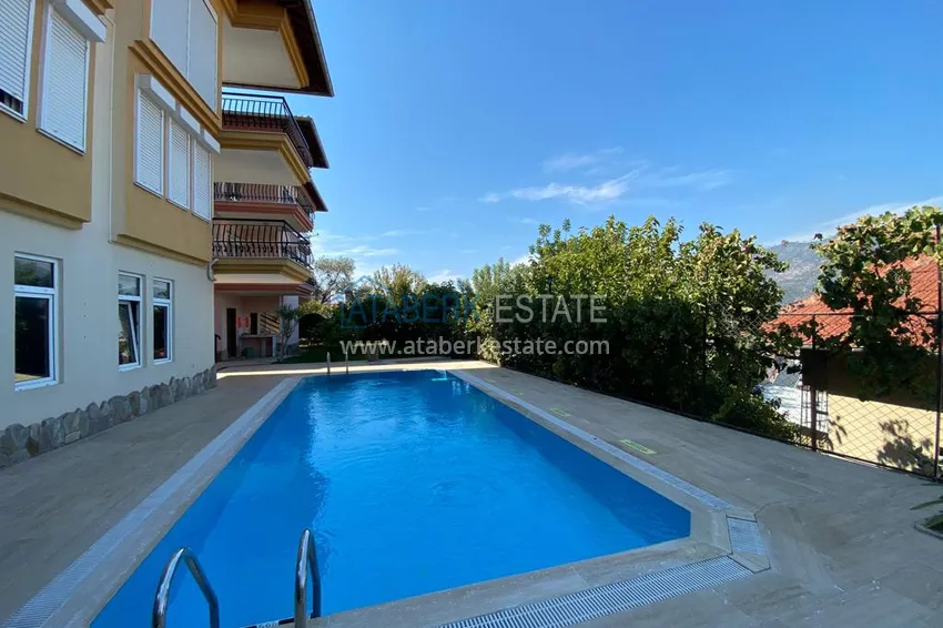 Квартира в самом сердце города Алании с мебелью и роскошными видовыми характеристиками 4 