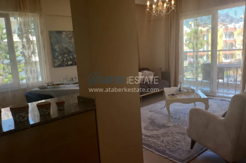 Приобрести Готовая к проживанию, трехкомнатная квартира в Алании - район Оба 3 