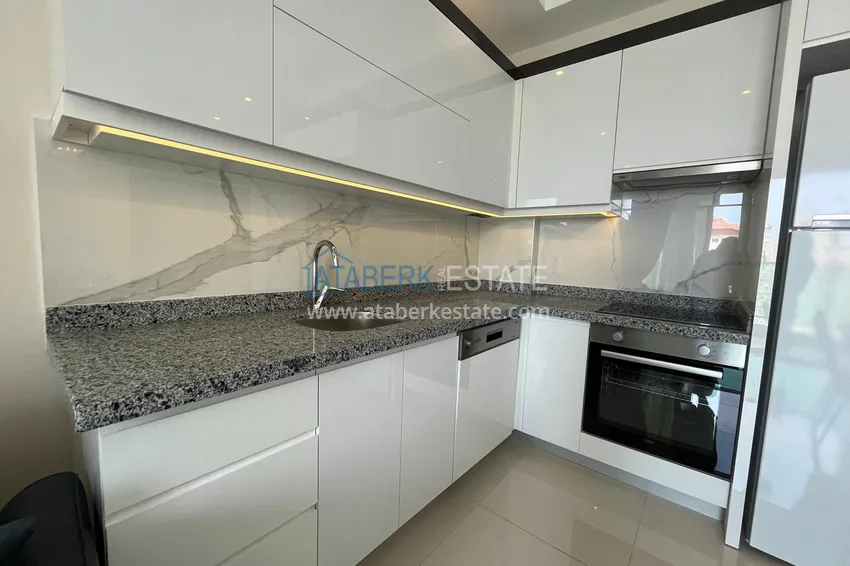 Приобрести Квартира в Махмутларе, с частичным видом на море и мебелью 3 