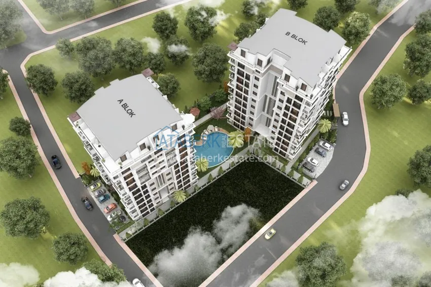 Новый проект офф-плана в центре Алании – курортная недвижимость, по минимальным стартовым ценам 3