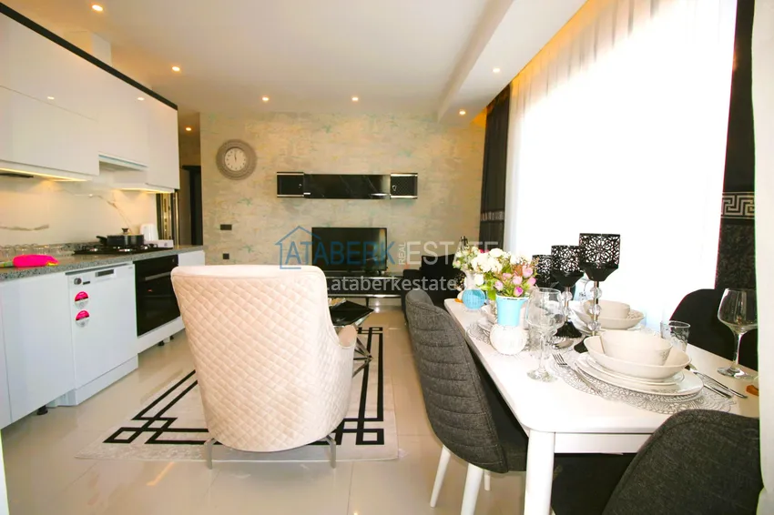 Приобрести Квартира в Махмутларе меблированная в центре района с видом на море 4 