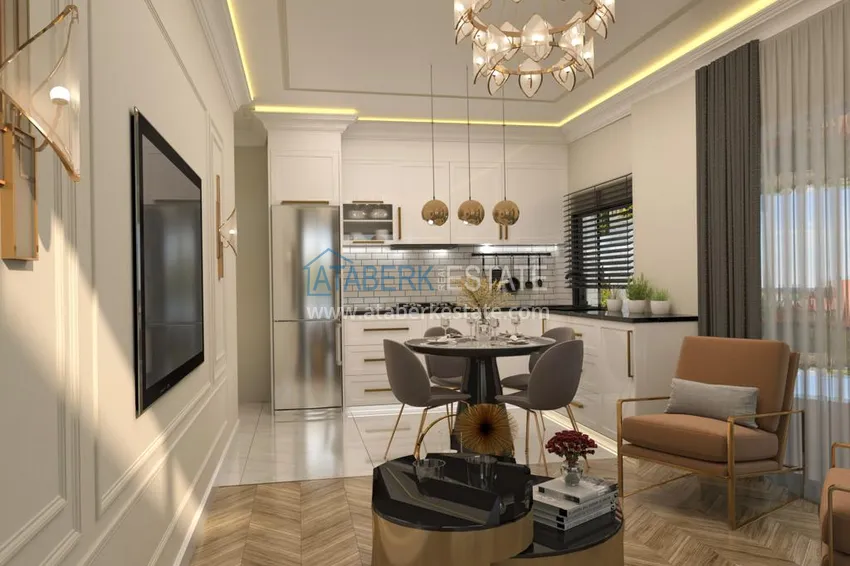 Приобрести Новый проект офф-плана в центре Алании – курортная недвижимость, по минимальным стартовым ценам 3