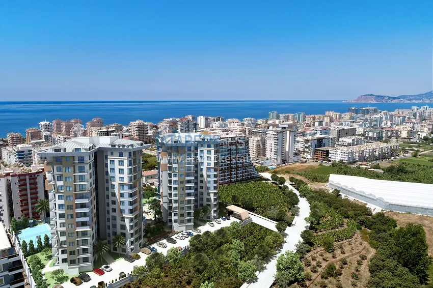 Квартира от инвестора в строящемся жилом комплексе, Алания, Махмутлар 4 