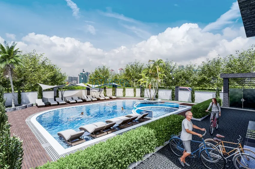 Новый строящийся бутик-комплекс в районе Окурджалар - 200 метров от моря 4 