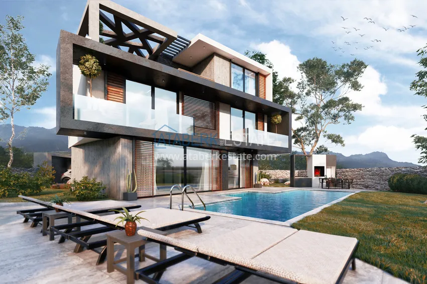 Новый проект элитного комплекса вилл в провинции Анталия, город Калкан - полуостров Теке 3 