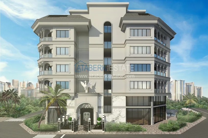 Квартиры в Махмутларе в строящемся комплексе с возможностью оплаты в рассрочку 3 