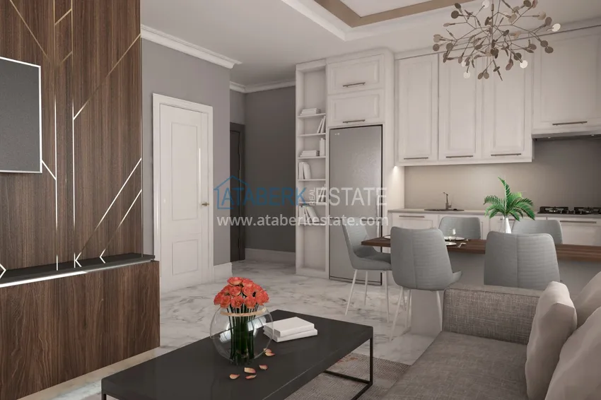 Приобрести Квартиры в Махмутларе в строящемся комплексе с возможностью оплаты в рассрочку 3 