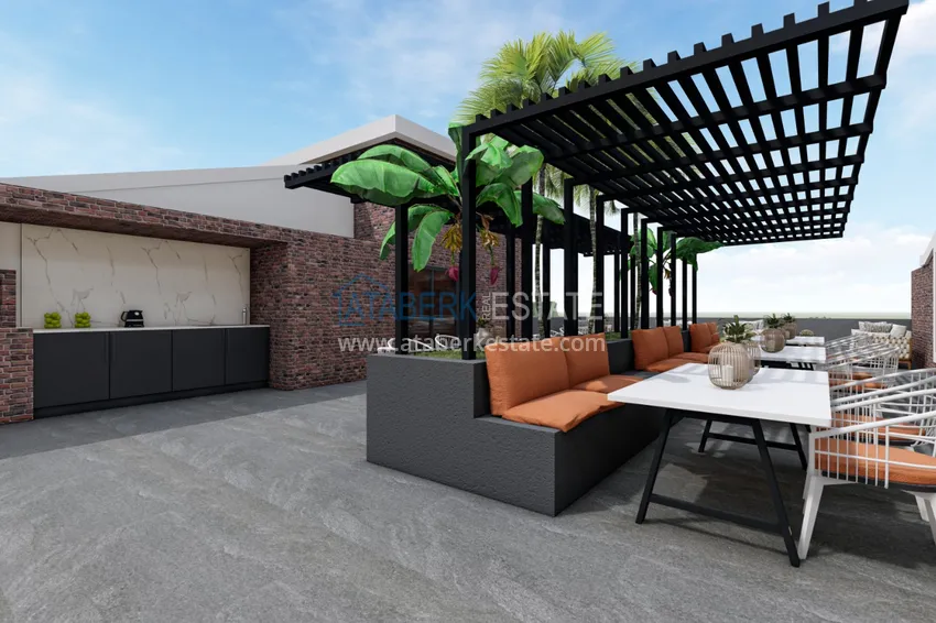 Квартиры в центре Алании от инвестора в новом строящемся комплексе 24 