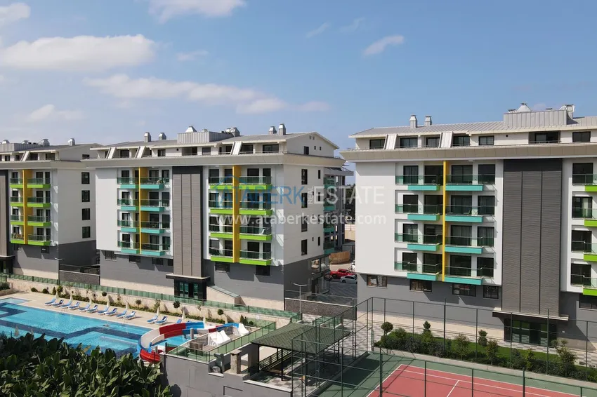 Новая меблированная квартира 1+1 с видом на море — Каргыджак, Алания, от собственника 4 