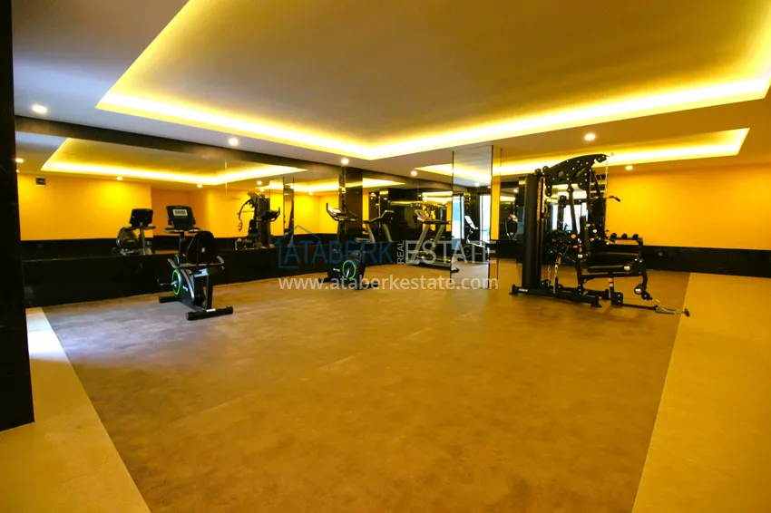 Квартира в Махмутларе меблированная в центре района с видом на море 4 