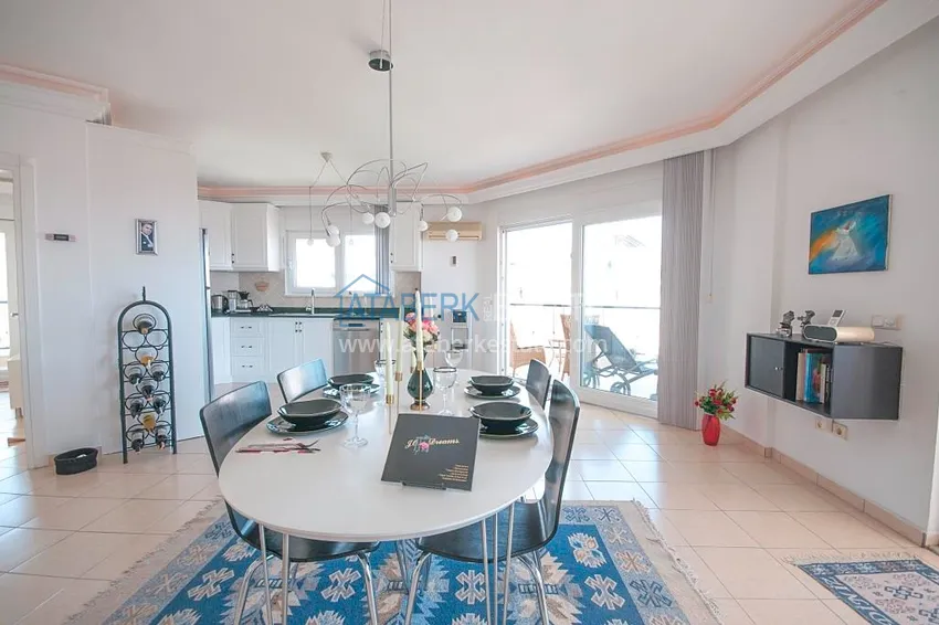 Приобрести Пентхаус-дуплекс в Джикджилли меблированный с частичным видом на море и горы 4 