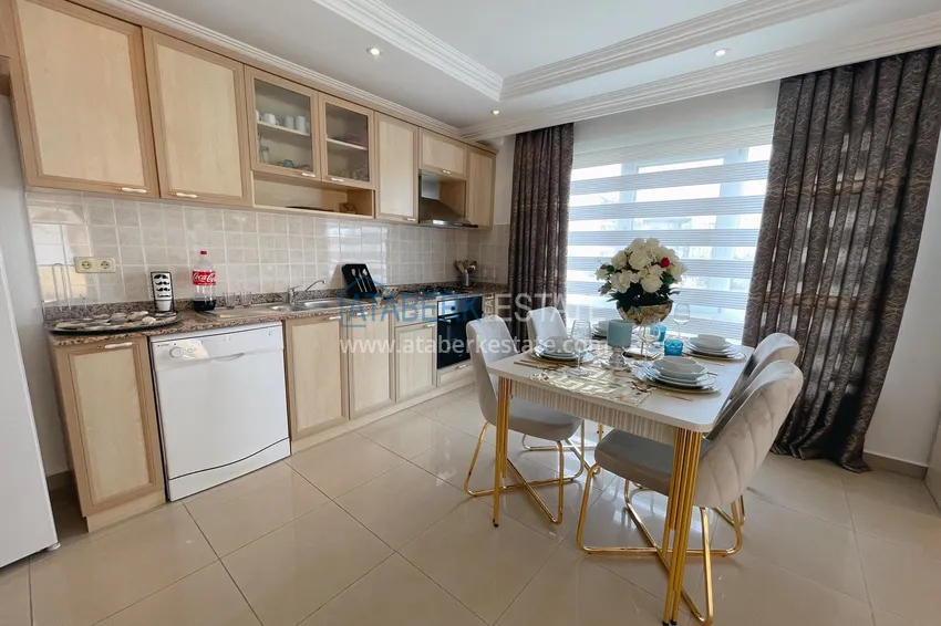 Приобрести Квартира в районе Оба – Алания трехкомнатная с мебелью 5 