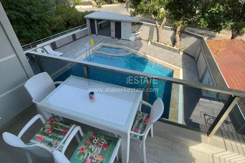 Приобрести Квартира в в центре Алании, двухкомнатная с мебелью в жилом комплексе рядом с морем 4 