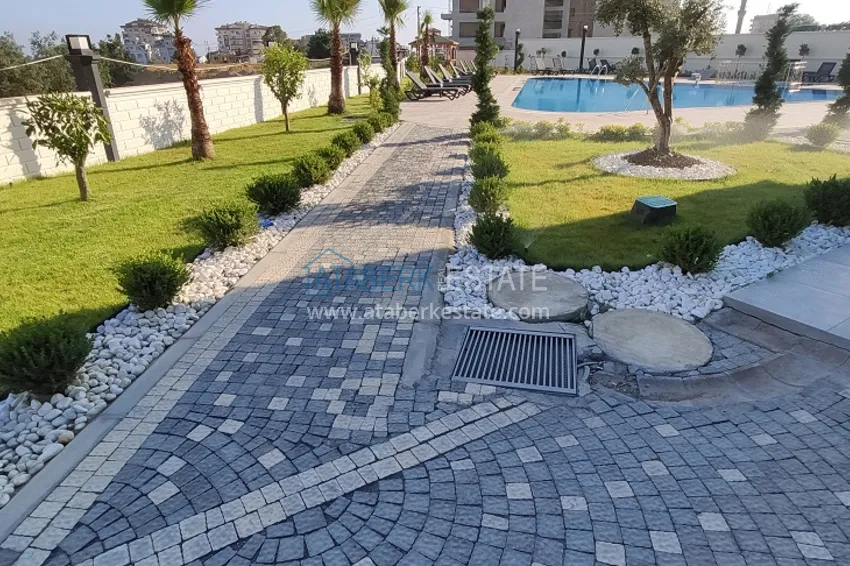 Двухкомнатная квартира с новой мебелью в Алании район Авсаллар - Новостройка 6 