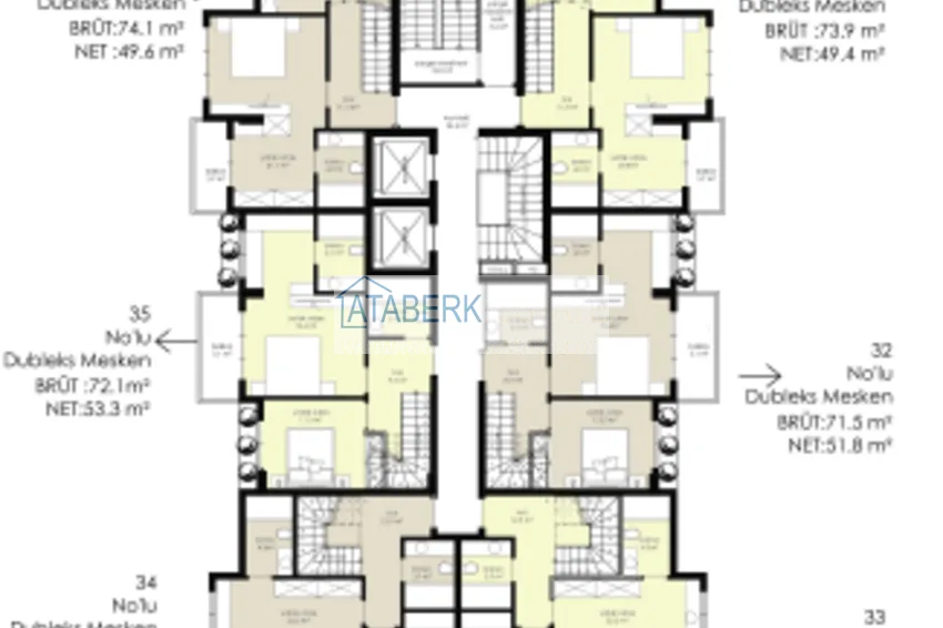 Купить дешево Новый жилой комплекс в центре Алании, район пляжа Клеопатра - квартиры от застройщика 2
