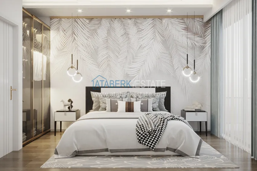 Приобрести Двухкомнатная квартира от инвестора в комплексе с отельной инфраструктурой в Авсалларе 5 