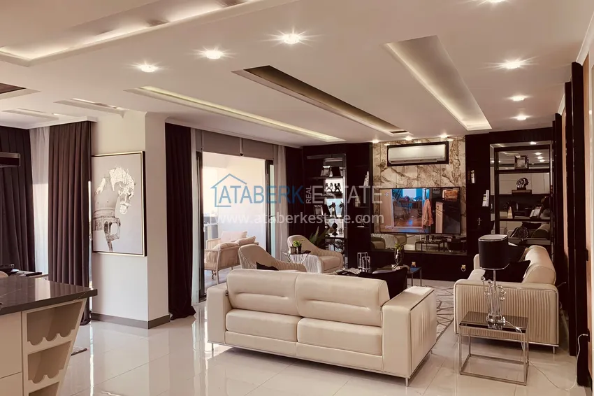 Приобрести Стильная квартира в историческом центре Алании с дизайнерским интерьером и видом на порт 7 