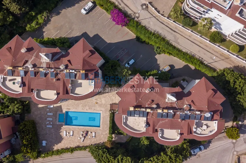 Пентхаус-дуплекс в Джикджилли меблированный с частичным видом на море и горы 5 