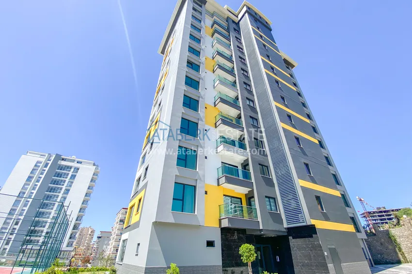 Квартира в Махмутларе, с частичным видом на море и мебелью 5 