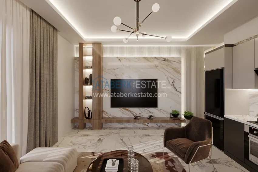 Приобрести Новый строящийся бутик-комплекс в районе Окурджалар - 200 метров от моря 6 