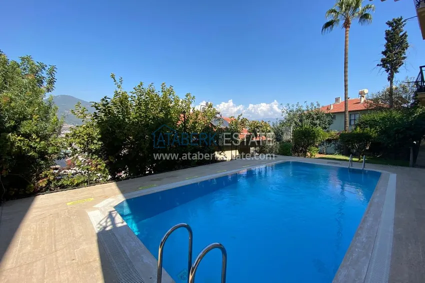 Квартира в самом сердце города Алании с мебелью и роскошными видовыми характеристиками 6 