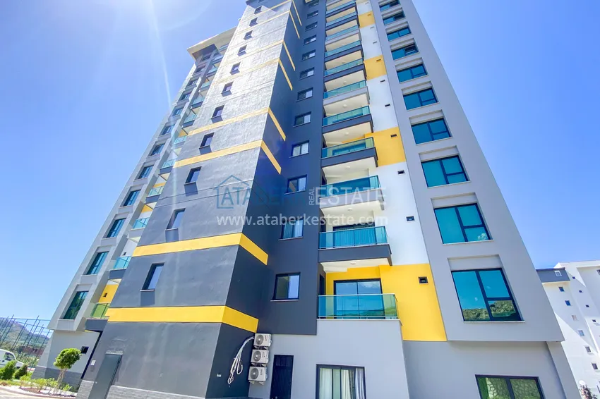 Квартира в Махмутларе, с частичным видом на море и мебелью 6 