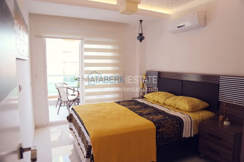 Приобрести Квартира в центре Алании район пляжа Клеопатра меблированная 6 