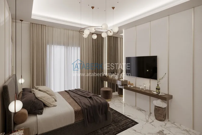 Приобрести Новый строящийся бутик-комплекс в районе Окурджалар - 200 метров от моря 7 