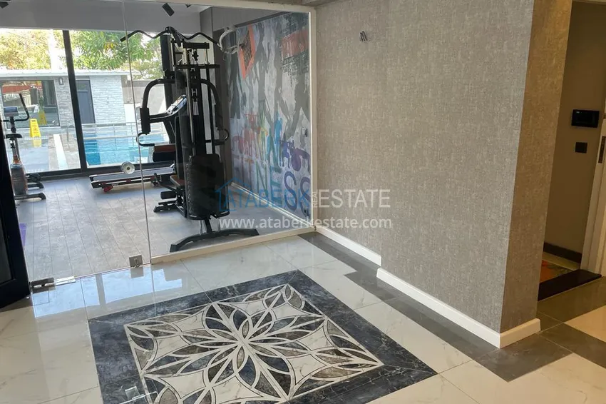 Квартира в в центре Алании, двухкомнатная с мебелью в жилом комплексе рядом с морем 7 