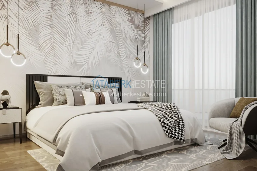 Приобрести Двухкомнатная квартира от инвестора в комплексе с отельной инфраструктурой в Авсалларе 6 