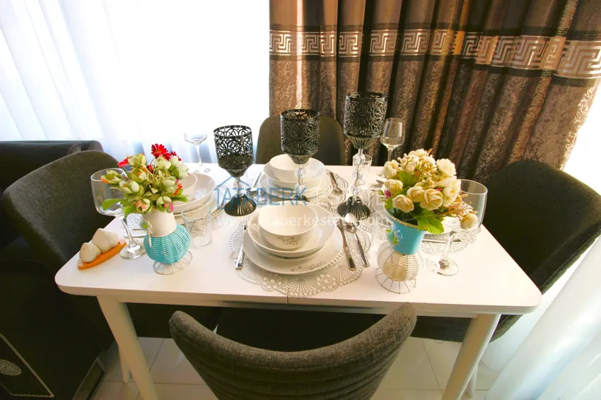 Приобрести Квартира в Махмутларе меблированная в центре района с видом на море 8 