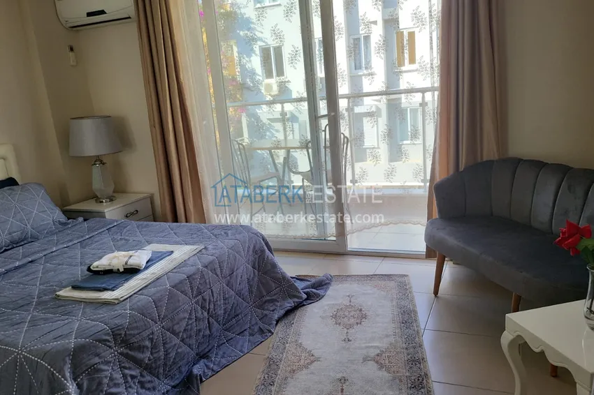 Приобрести Готовая к проживанию, трехкомнатная квартира в Алании - район Оба 6 