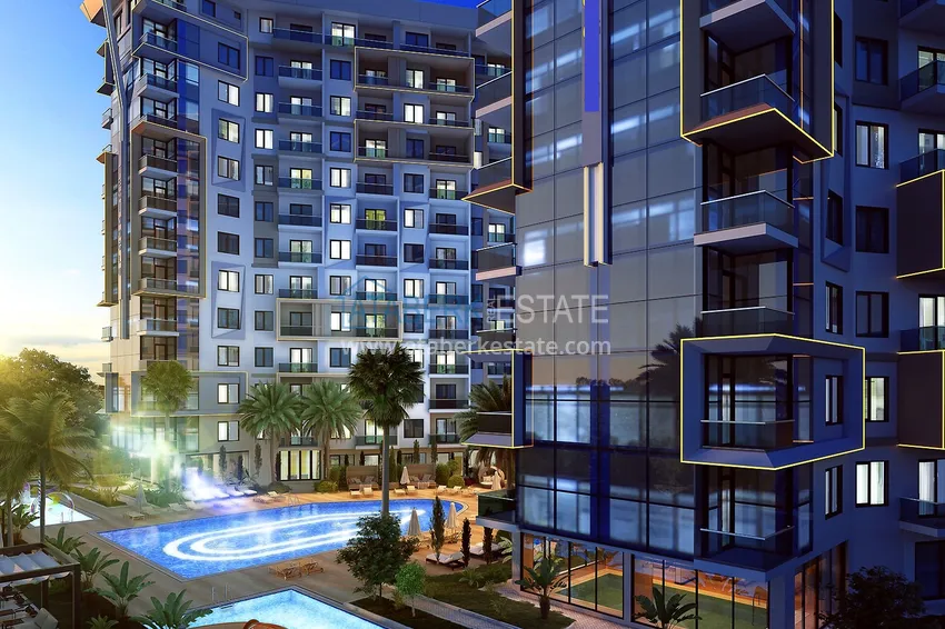 Квартира от инвестора в строящемся жилом комплексе, Алания, Махмутлар 8 