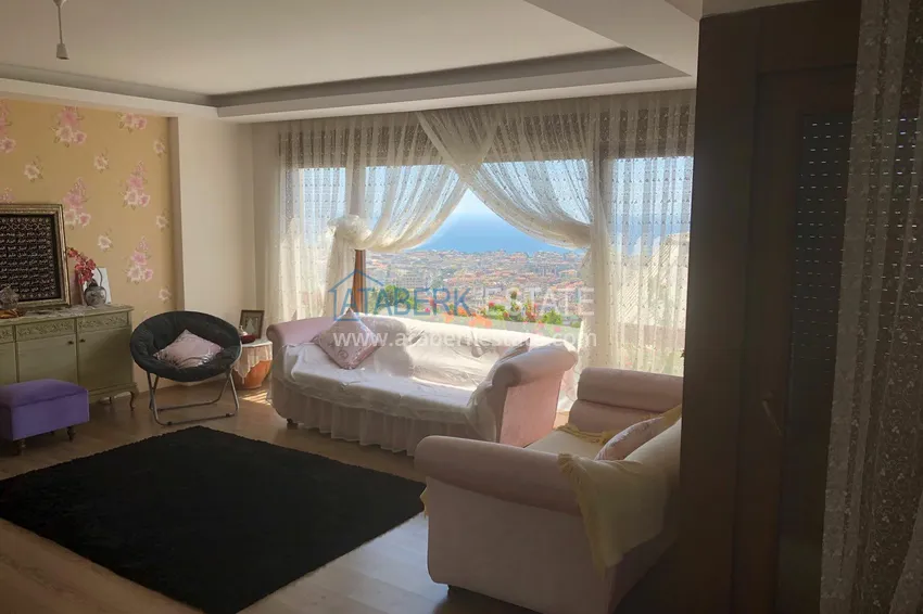 Приобрести Садовый дуплекс в Алании с видом на историческую крепость 6 