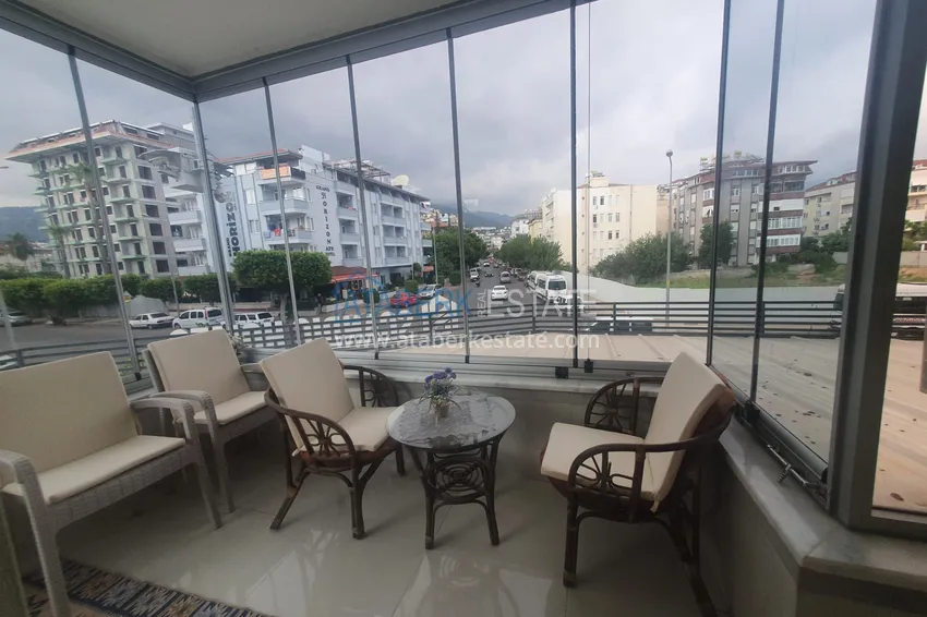 Приобрести Квартира в центре района Оба – Алания с мебелью и застекленным балконом 8 