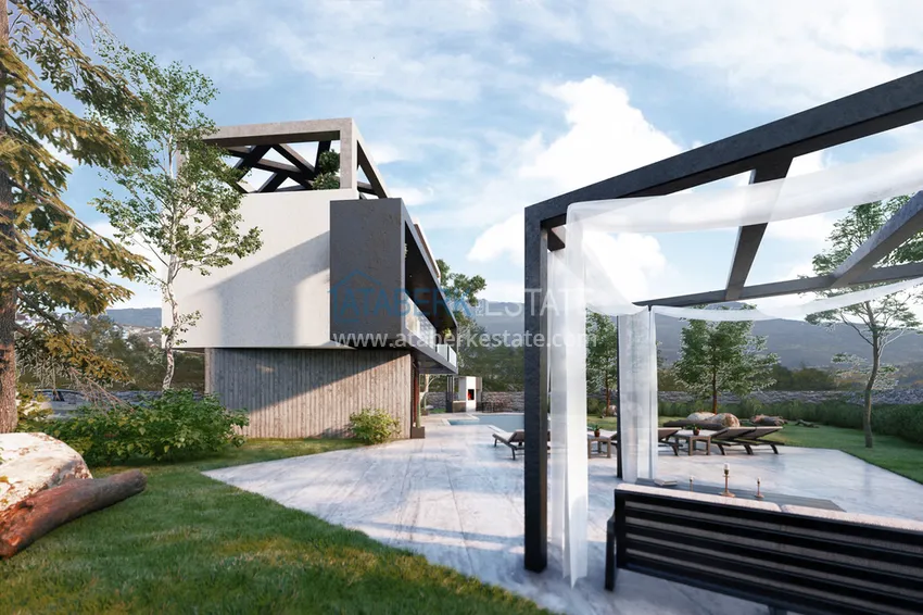 Новый проект элитного комплекса вилл в провинции Анталия, город Калкан - полуостров Теке 7 