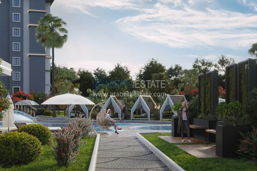 Двухкомнатная квартира от инвестора в комплексе с отельной инфраструктурой в Авсалларе 7 